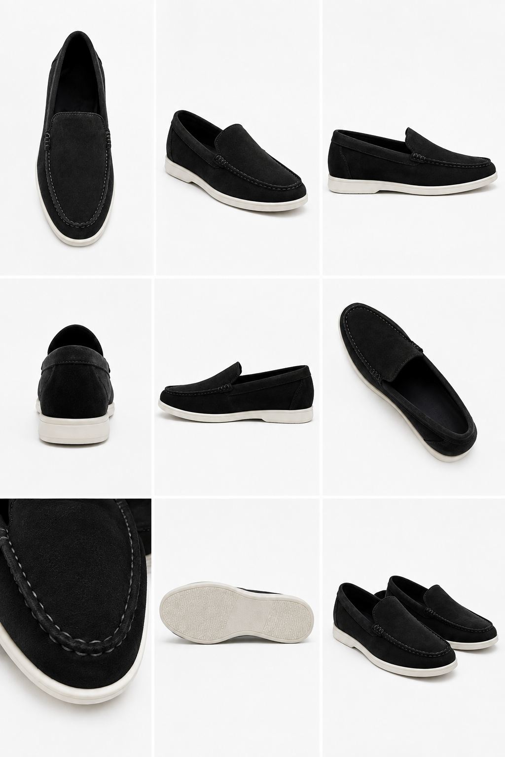 Cow leather loafers