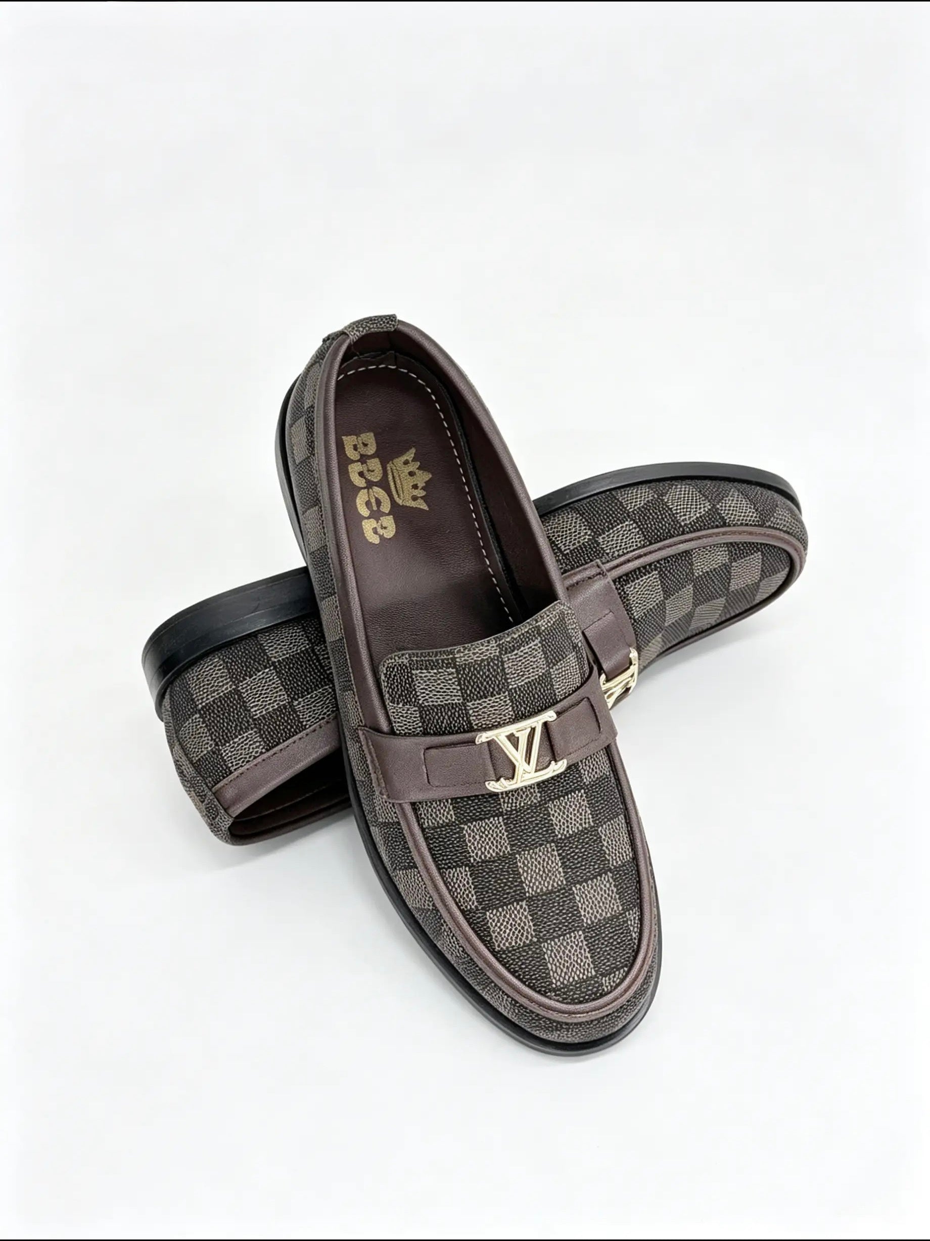 LV Print Loafers