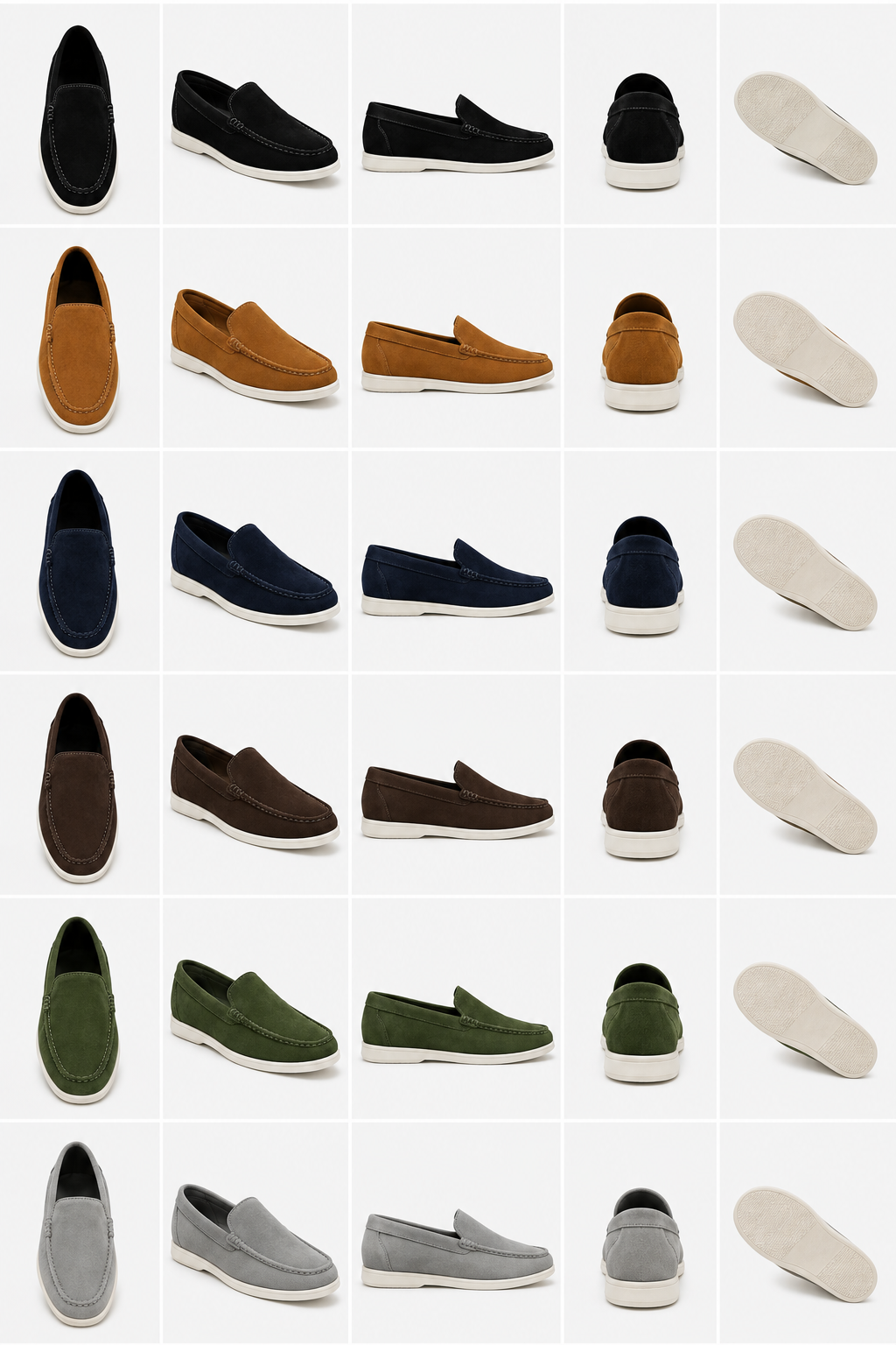 Cow leather loafers